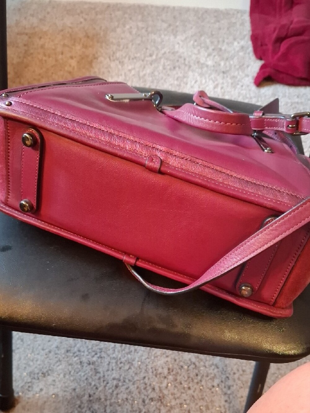 Coach Dreamer Classic Structured Women’s Handbag in Deep Pink Crossbody - Picture 14 of 14